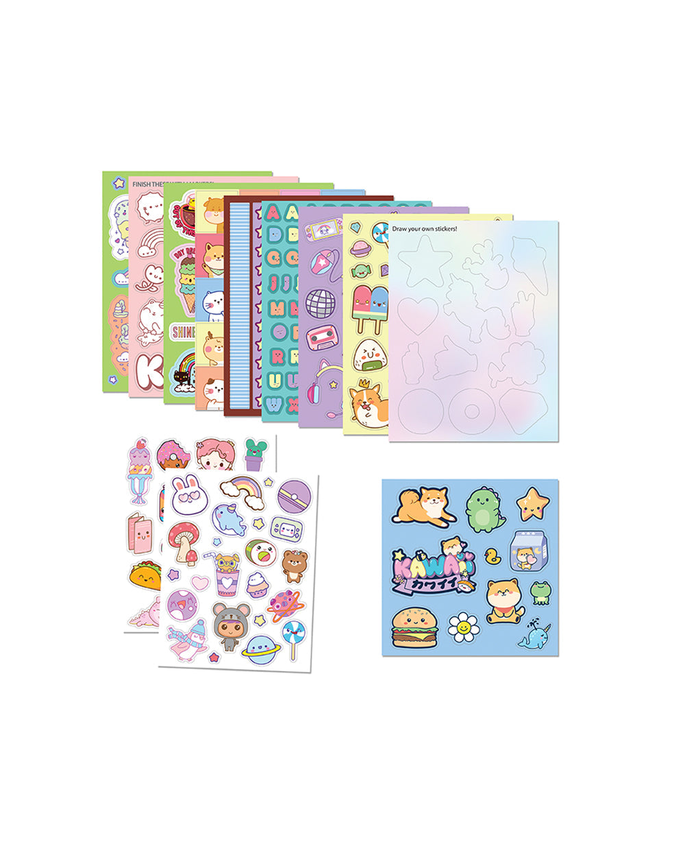 Hinkler Kaleidoscope Sticker Bomb Cool Kawaii