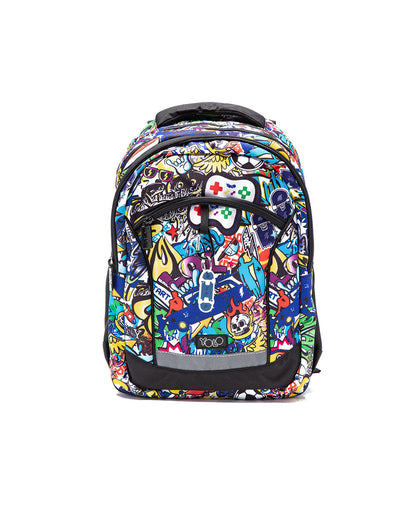 Yolo School Bag 2 in 1 Graffiti