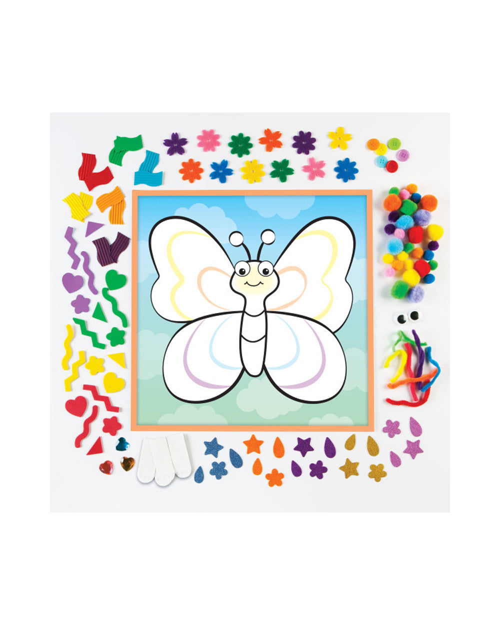 Creativity for Kids Sticky Wall Art Butterfly