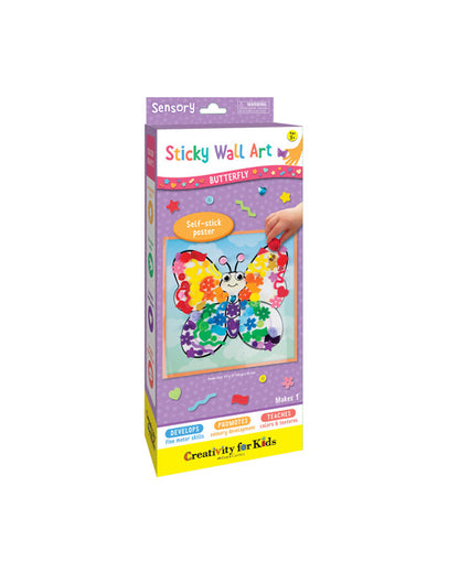 Creativity for Kids Sticky Wall Art Butterfly