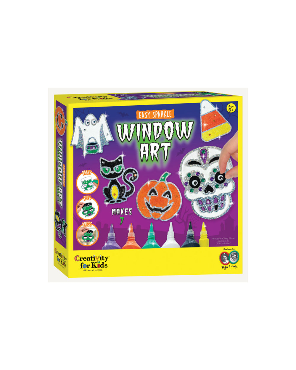 Creativity for Kids Halloween Easy Sparkle Window Art