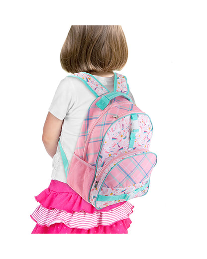 Stephen Joseph All Over Print Backpack Pink Unicorn