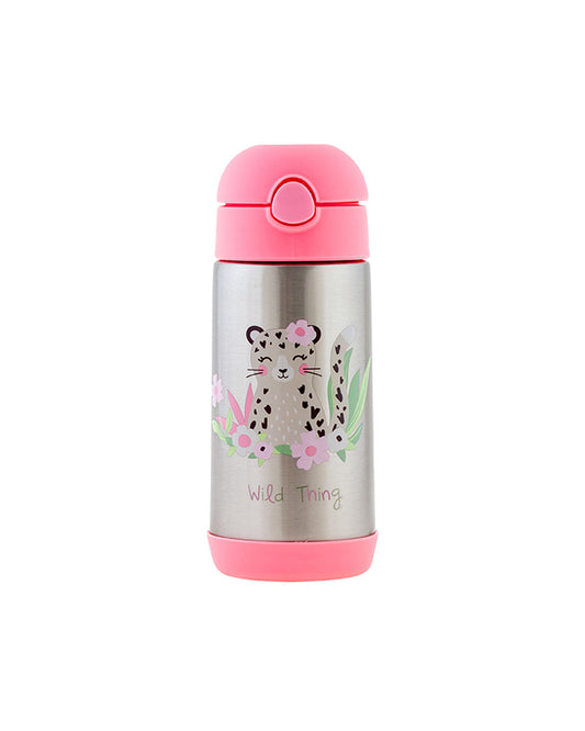 Stephen Joseph Insulated Ss Bottle Leopard