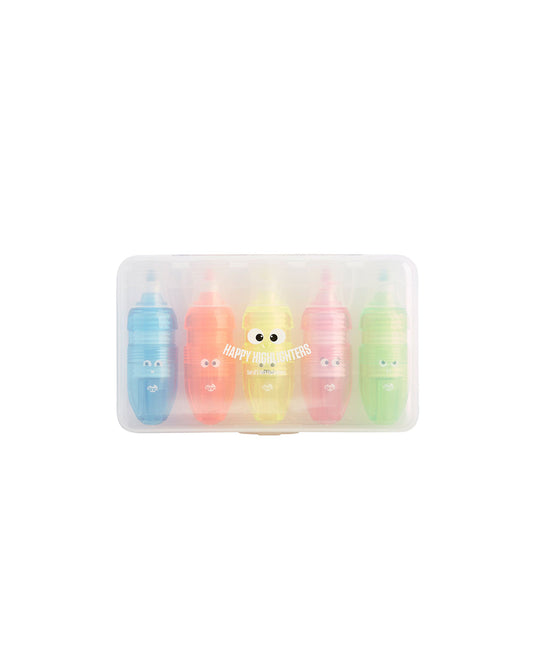 Tinc Set Of 5 Happy Highlighters