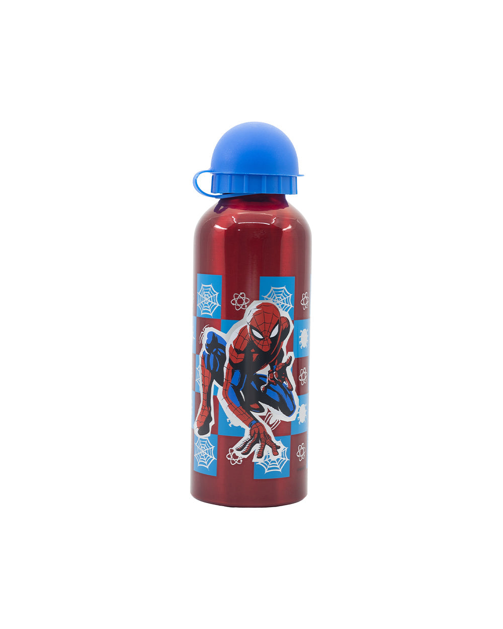 Stor 530ML High Aluminium Bottle Spiderman Arachnid Grid