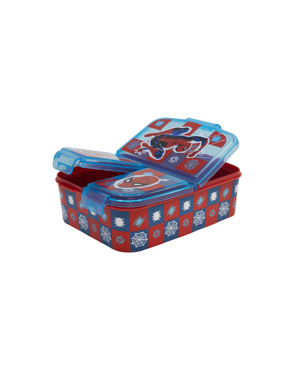 Stor Multi Compartment Sandwich Box Spiderman Arachnid Grid