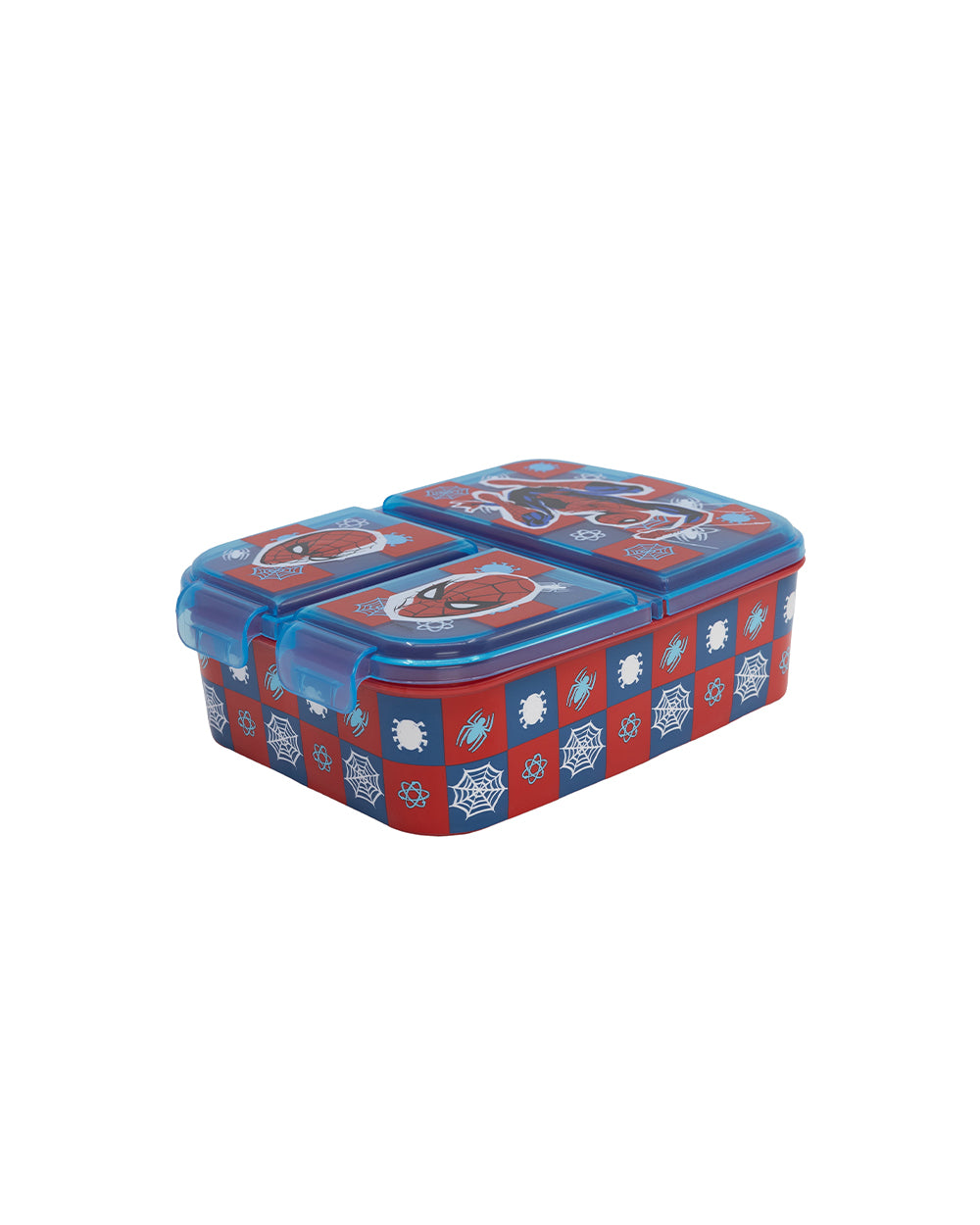 Stor Multi Compartment Sandwich Box Spiderman Arachnid Grid