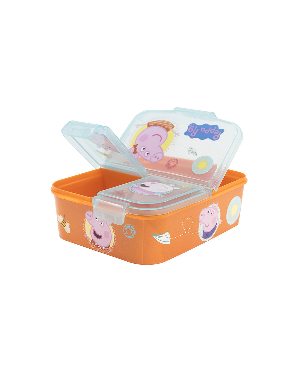 Stor Multi Compartment Sandwich Box Peppa Pig Core