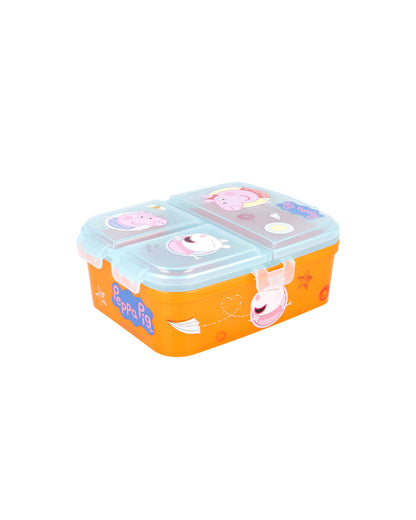 Stor XL Multi Compartment Rectangular Sandwich Box Peppa Pig Kindness Counts