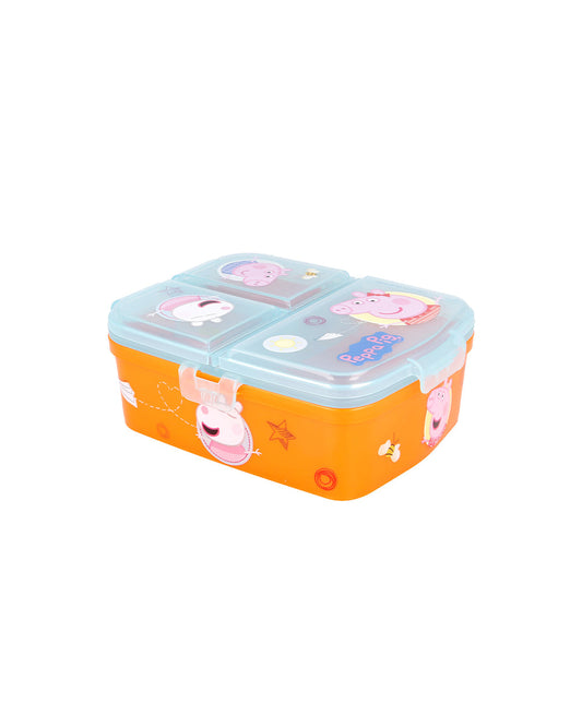 Stor XL Multi Compartment Rectangular Sandwich Box Peppa Pig Kindness Counts