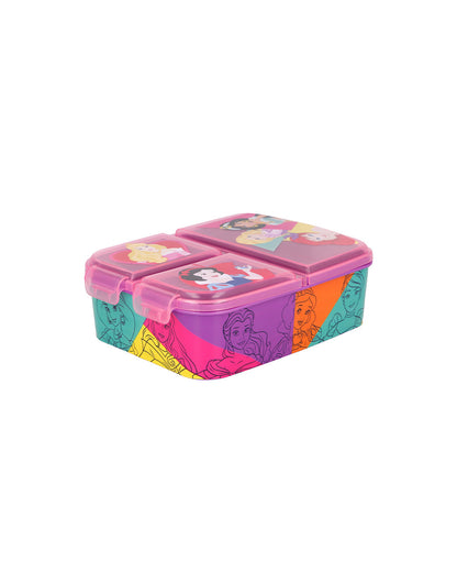 Stor Multi Compartment Sandwich Box Princess Bright & Bold