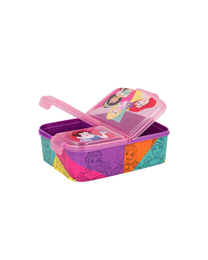 Stor Multi Compartment Sandwich Box Princess Bright & Bold